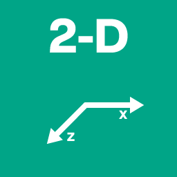 2-D profilérzékelés X és Z tengelyen  Magasságprofil érzékelése lézervonalon