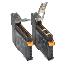 Relay and electronic output versions have the same housing, bringing a cleaner look, ease module mounting and determine cabinet space requirements.
