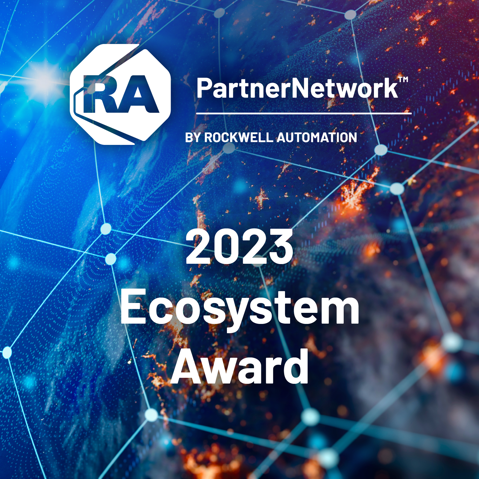 Prix Rockwell Automation Ecosystem 2023 dans le cadre de la conférence PartnerNetwork
