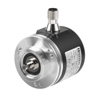 The IO-Link rotary encoder can be operated at up to 12,000 revolutions per minute