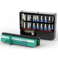 Remote I/O systems are used for signal transmission to PROFIBUS DP.