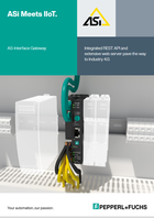 ASi Meets IIoT. Integrated REST API and extensive web server pave the way to Industry 4.0.