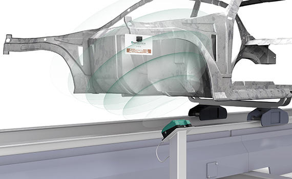 F190 RFID超高频读/写头应用在汽车制造业