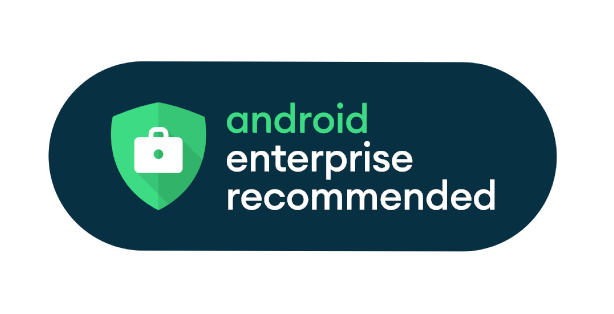Логотип Android Enterprise Recommended