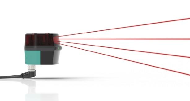 O sensor LiDAR 3-D R2300 utiliza a Pulse Ranging Technology