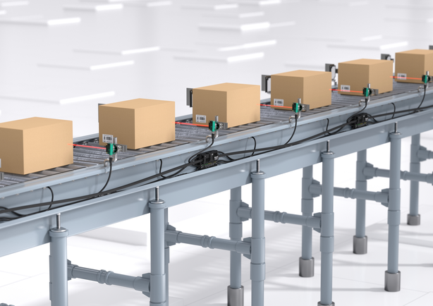 Conveyor technology in material handling.